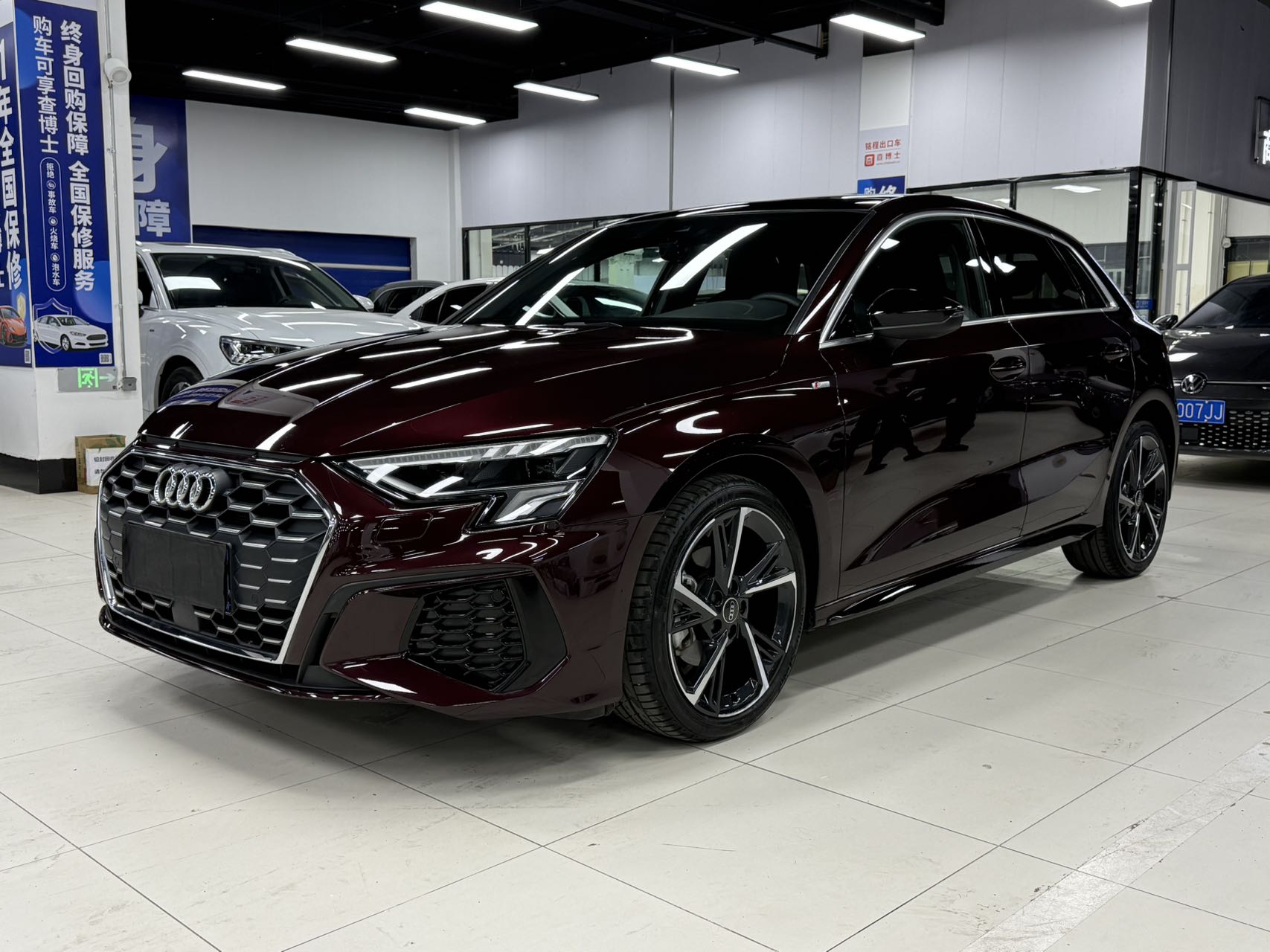 Audi A3, 2022 года выпуска, модель Sportback 35TFSI, спортивный вариант.